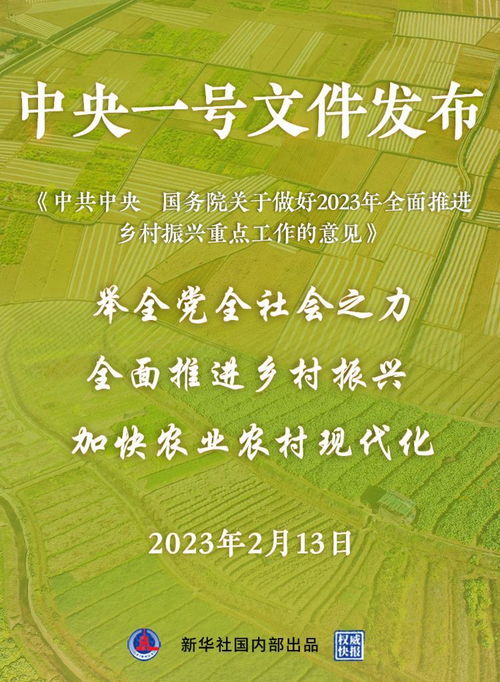 权威快报丨2023年中央一号文件发布