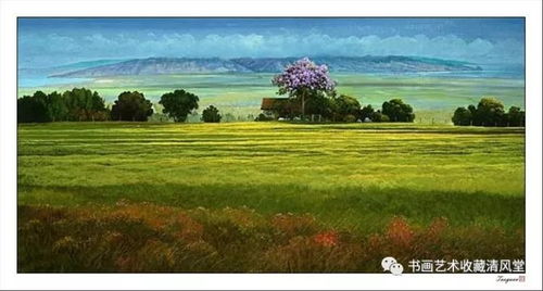 美国绘画 圣诗一样的风景 