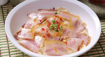 春天最 馋 的一道蒸菜,吃起肥而不腻,超鲜嫩,直流口水 咸肉 