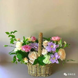 喜欢把夏天最美的花篮插花送给你